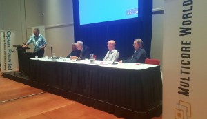 Panel - Prof Alex Szalay (Johns Hopkins - USA), Prof Peter Kogge (Notre Dame - USA), John Gustafson (A*Star - Singapore), Prof Geoffrey C Fox (Indiana - USA)